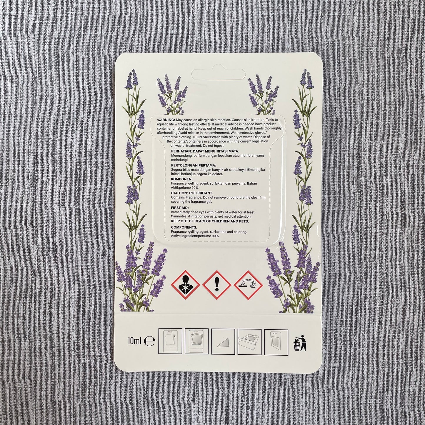 Continuous Lavender Freshness Keeps the Room Smelling Fresh for Up to 60 Days