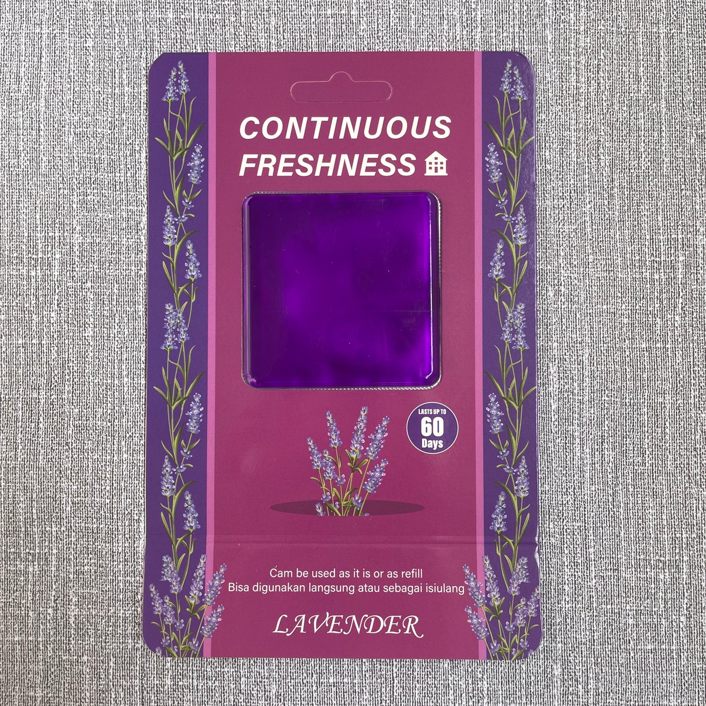Continuous Lavender Freshness  Keeps the Room Smelling Fresh for Up to 60 Days