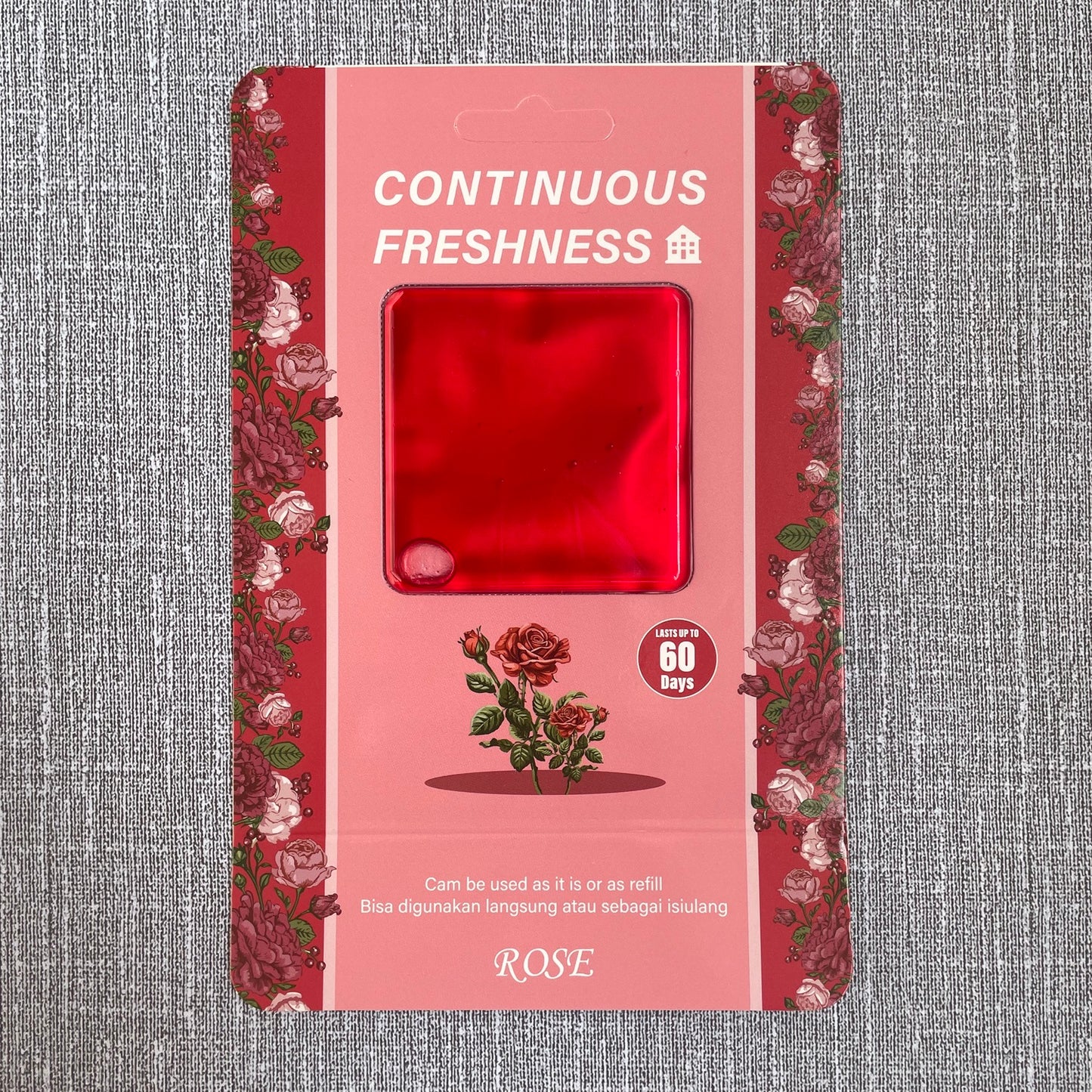 Continuous Rose Freshness  Keeps the Room Smelling Fresh for Up to 60 Days