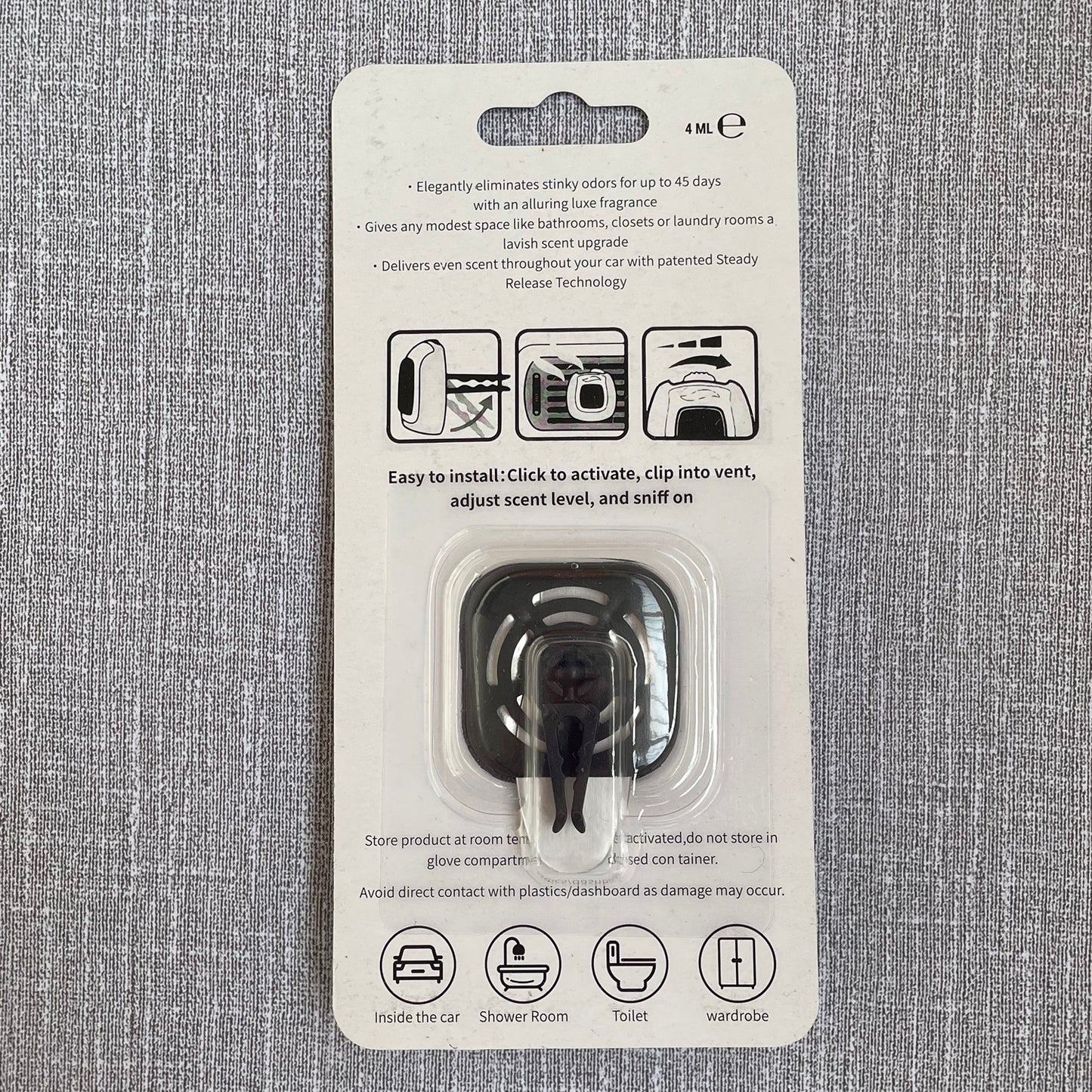 Car Air Freshener - Jasmine Scent, Lasts Up to 60 Days | Fresh Up Your Life