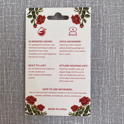 Trash Can Freshener Sticks to any can 30 days of Freshness