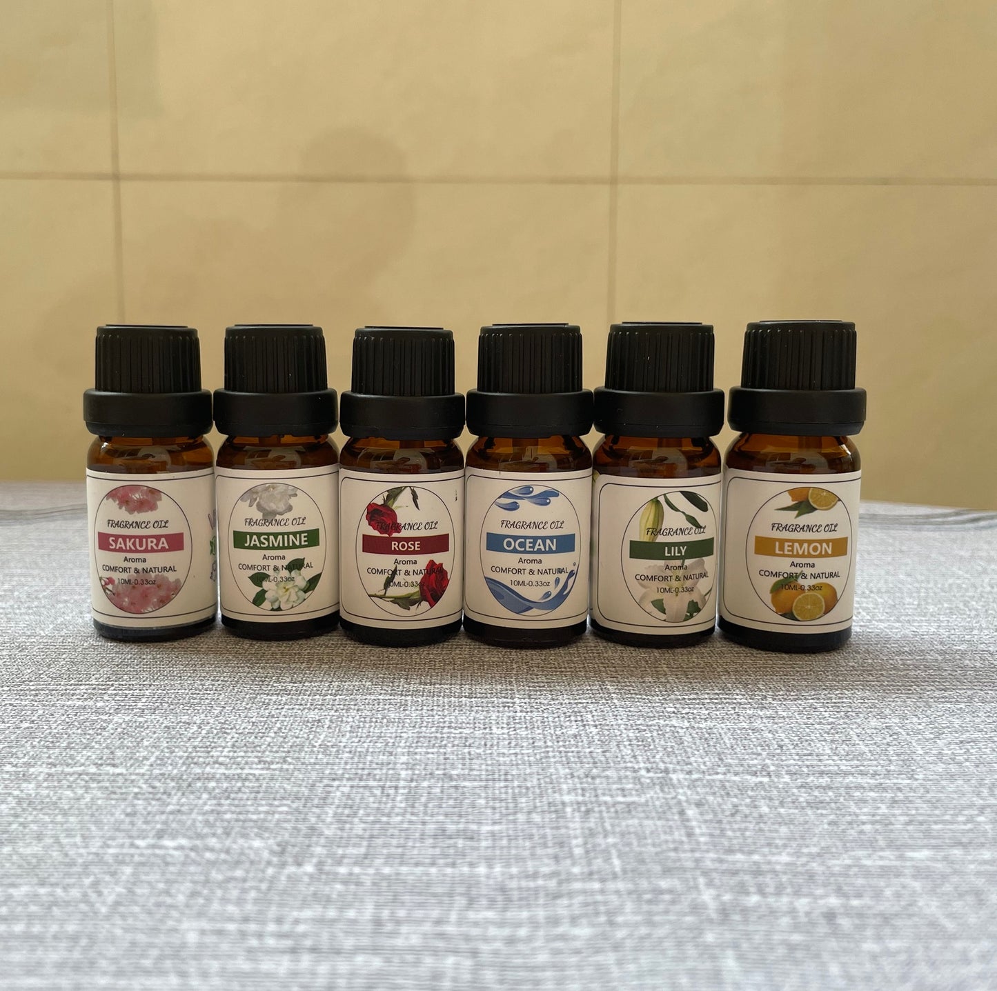 Water-soluble Essential Oil Set (6 × 10ml bottles),  Essential Oil Gift Box, Home Care Set