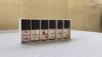 Water-soluble Essential Oil Set (6 × 10ml bottles),  Essential Oil Gift Box, Home Care Set