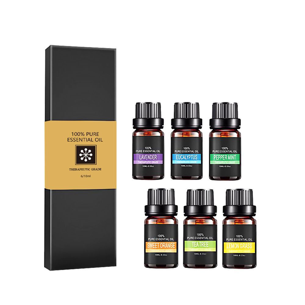 10ml - Pack of 6 in a Box 100% Pure Essential Oil